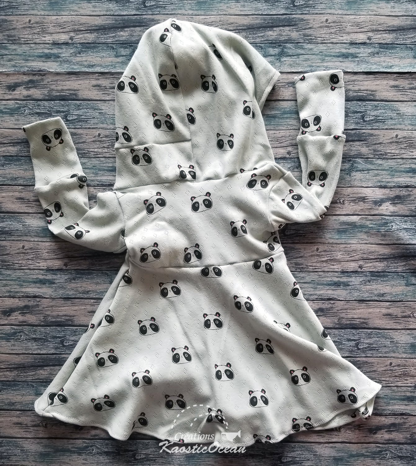 Robe / tunique évolutive à manches longues - 3-12m (po0001)