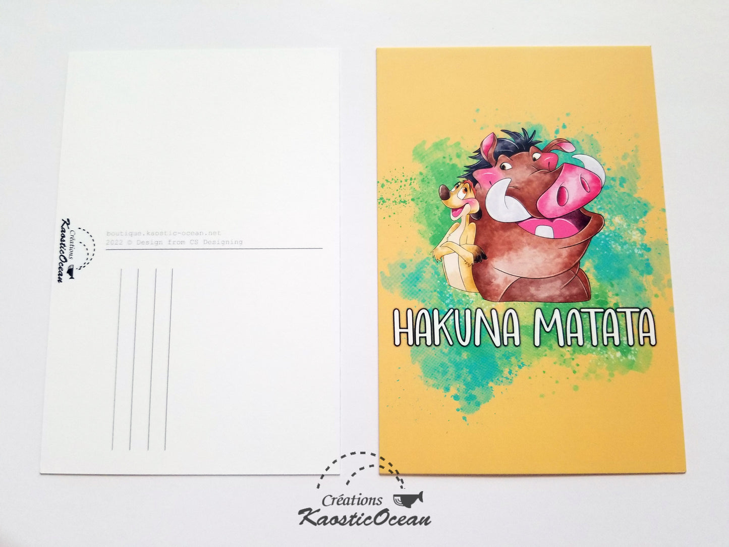 Carte postale - Illustration (Hakuna)