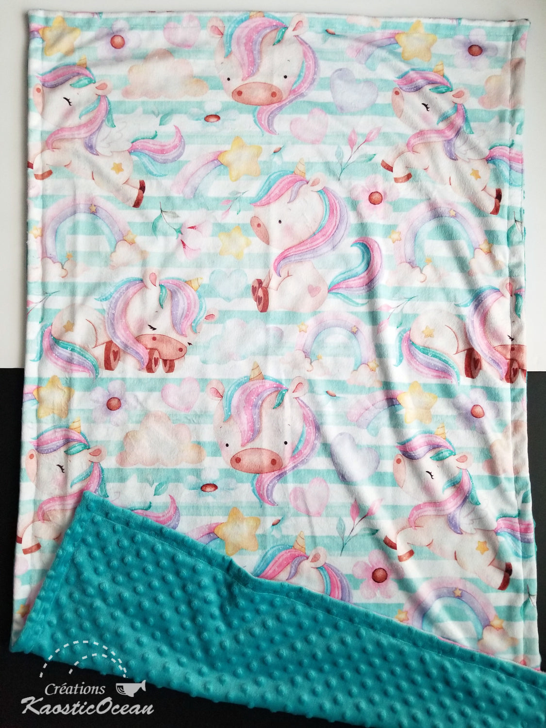 Couverture en minky - Petite (mink0007)