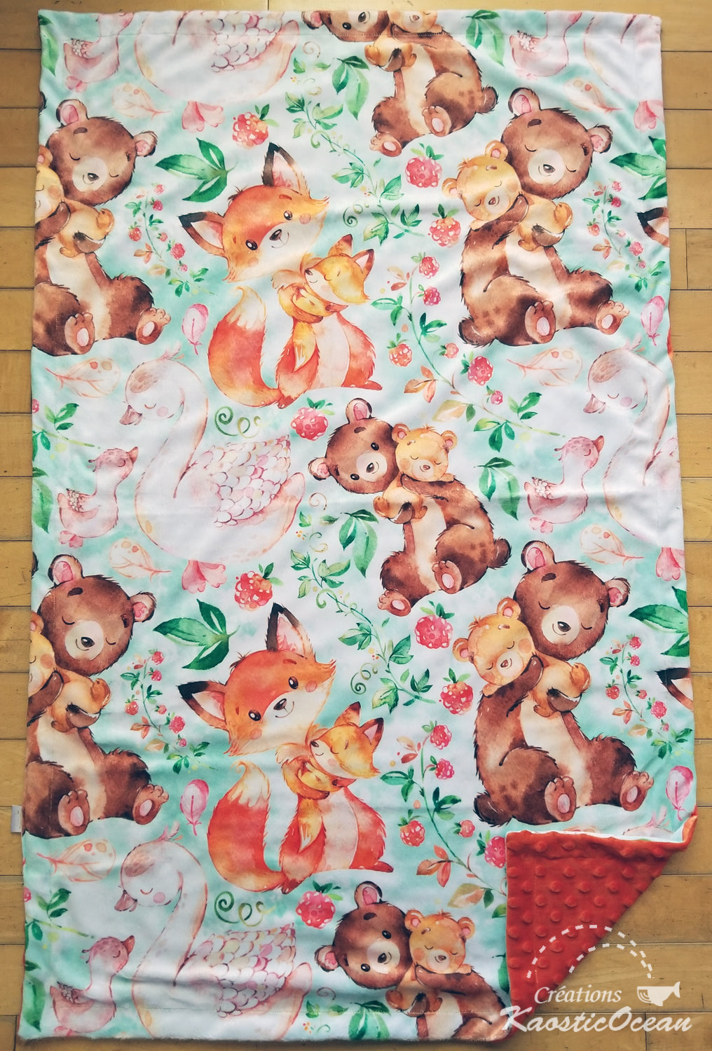 Couverture en minky - Petite (mink0010)