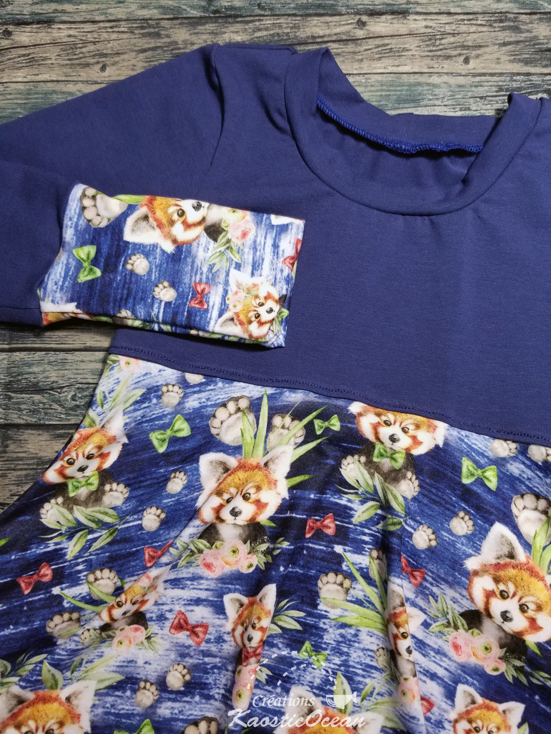 Robe / tunique évolutive à manches longues - 12m-3t (dbp0029)