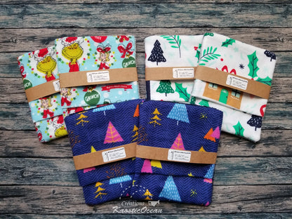 Mitaine débarbouillette (Noël)