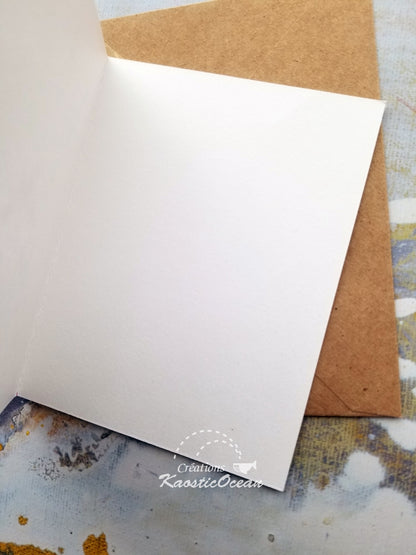 Carte aquarelle 4x5 - Fleurs de cerisier
