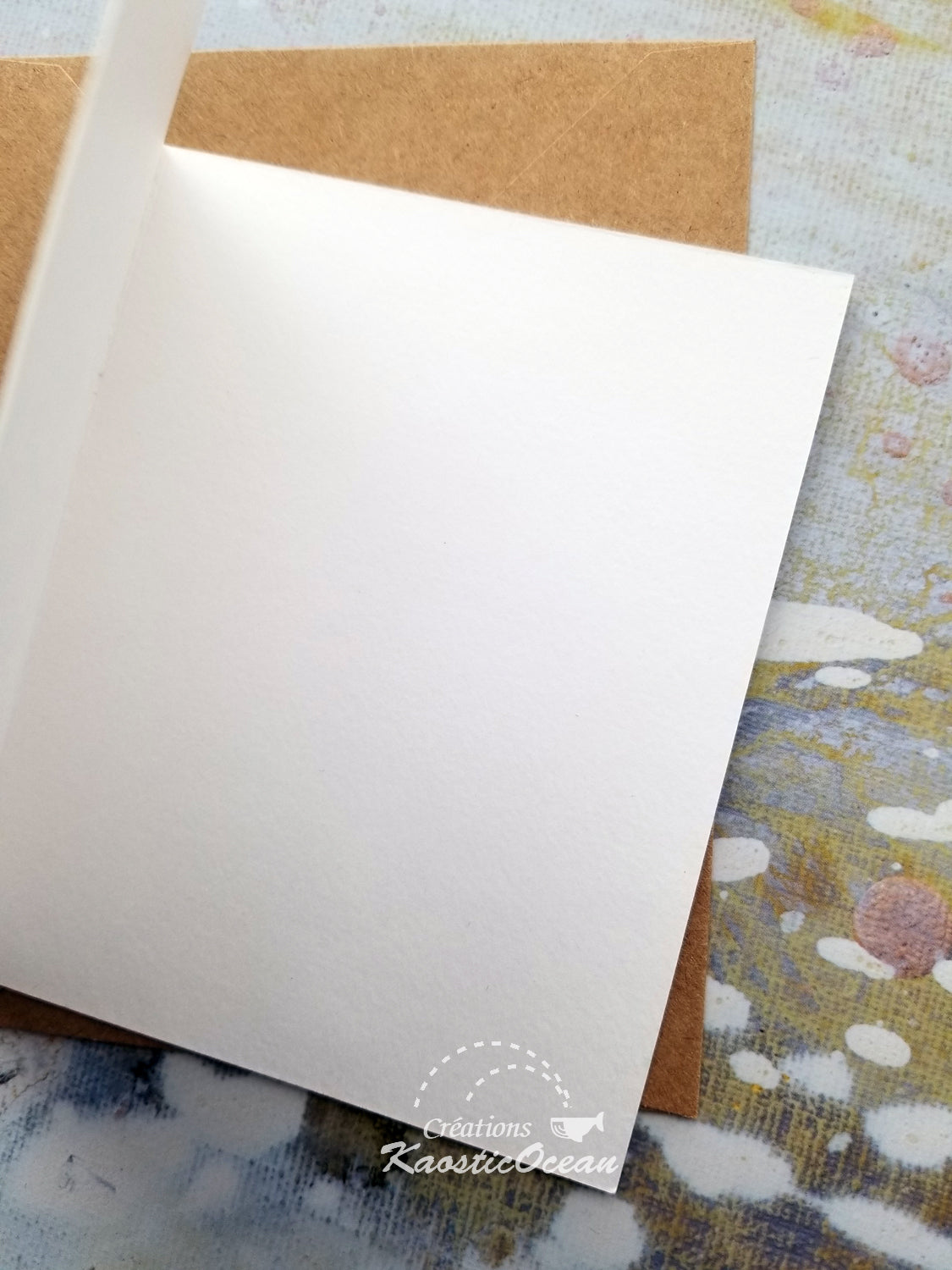 Carte aquarelle 4x5 - Marguerite