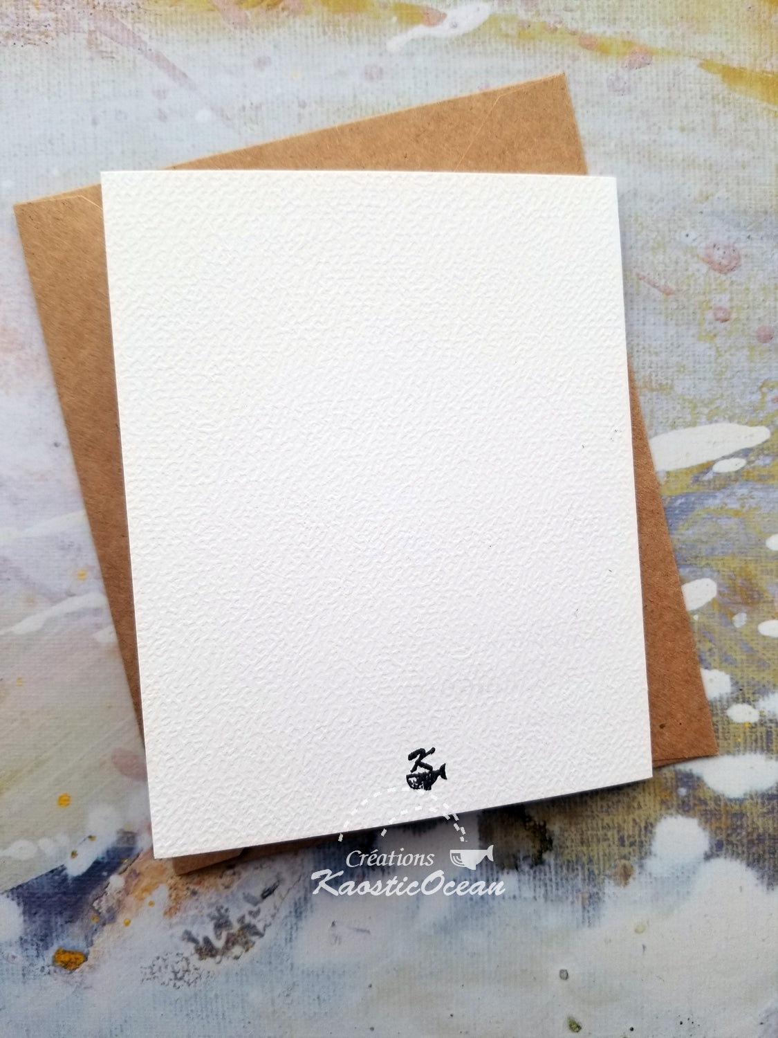 Carte aquarelle 4x5 - Marguerite
