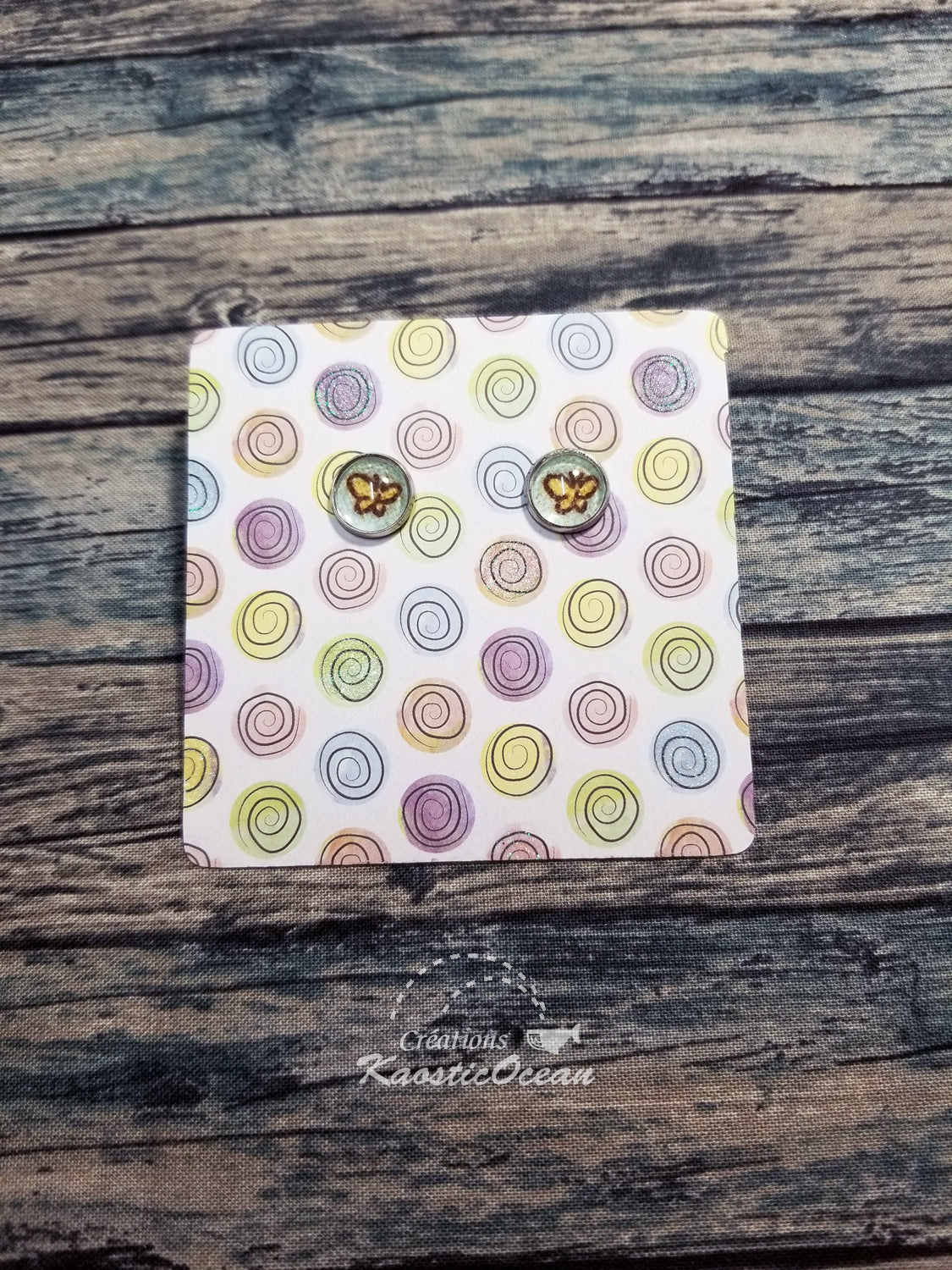 Boucles d'oreille 10 mm (fla0054)