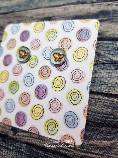 Boucles d'oreille 10 mm (fla0054)