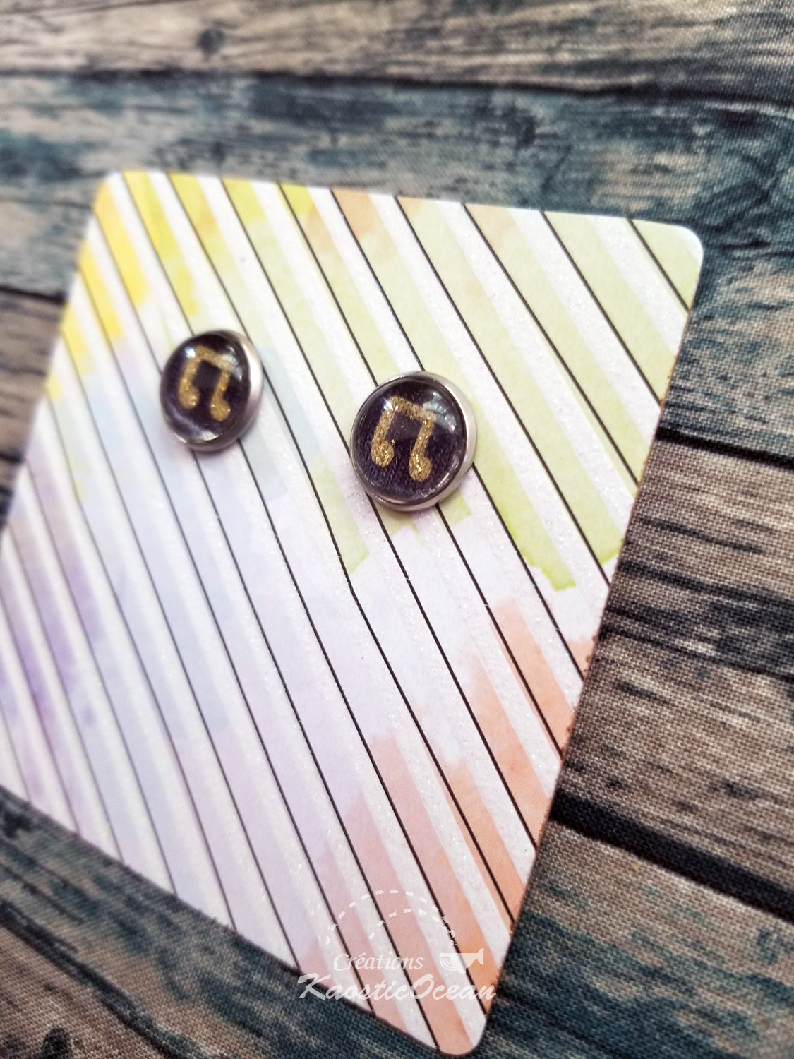 Boucles d'oreille 12 mm (jer0107)