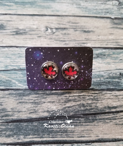 Boucles d'oreille 12 mm (fla0027)