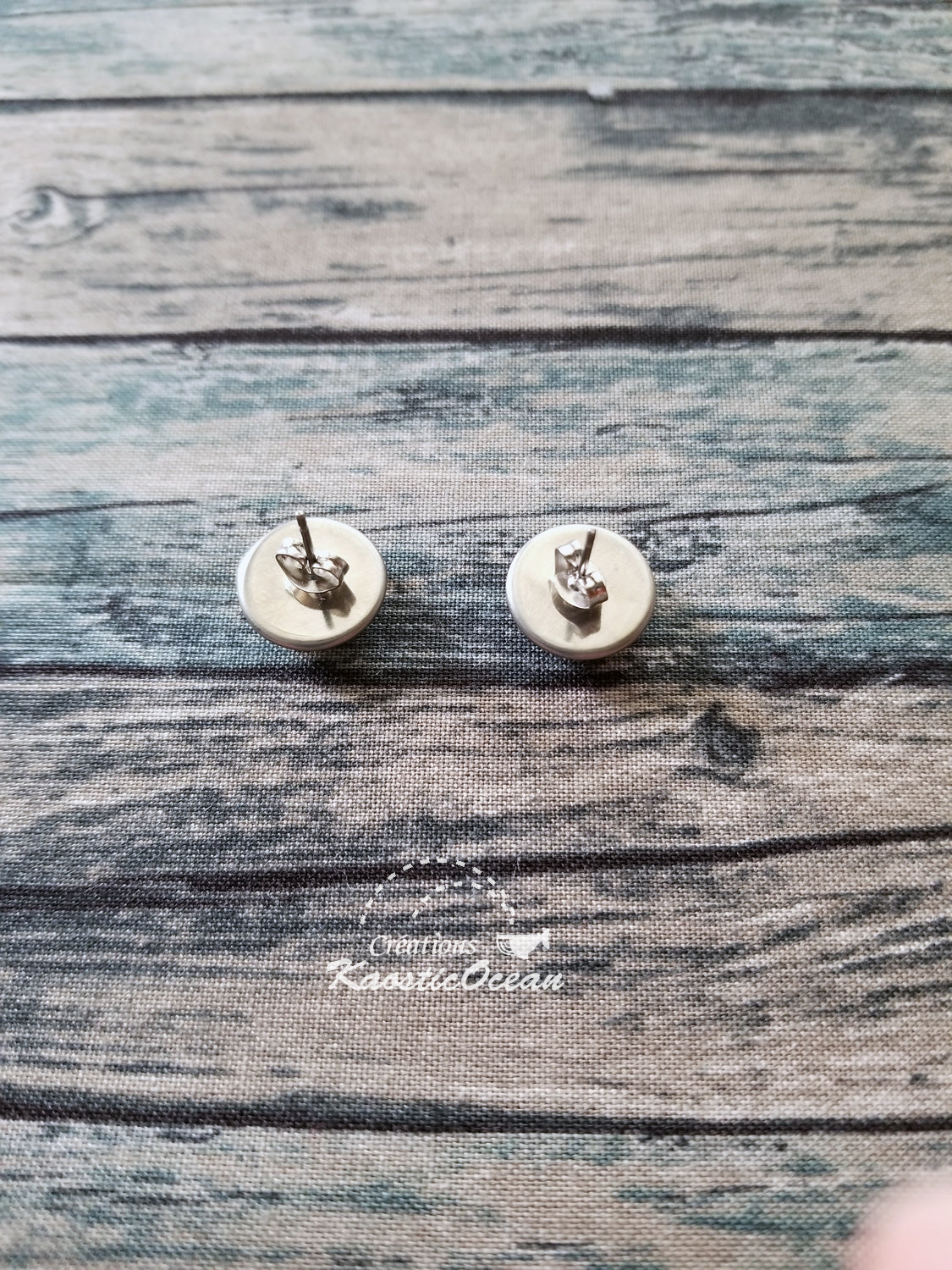 Boucles d'oreille 12 mm (fla0058)