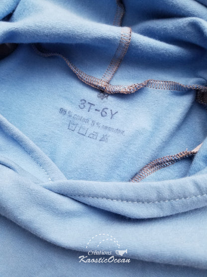 Chandail évolutif à manches longues - 3-6 ans (ft0018)