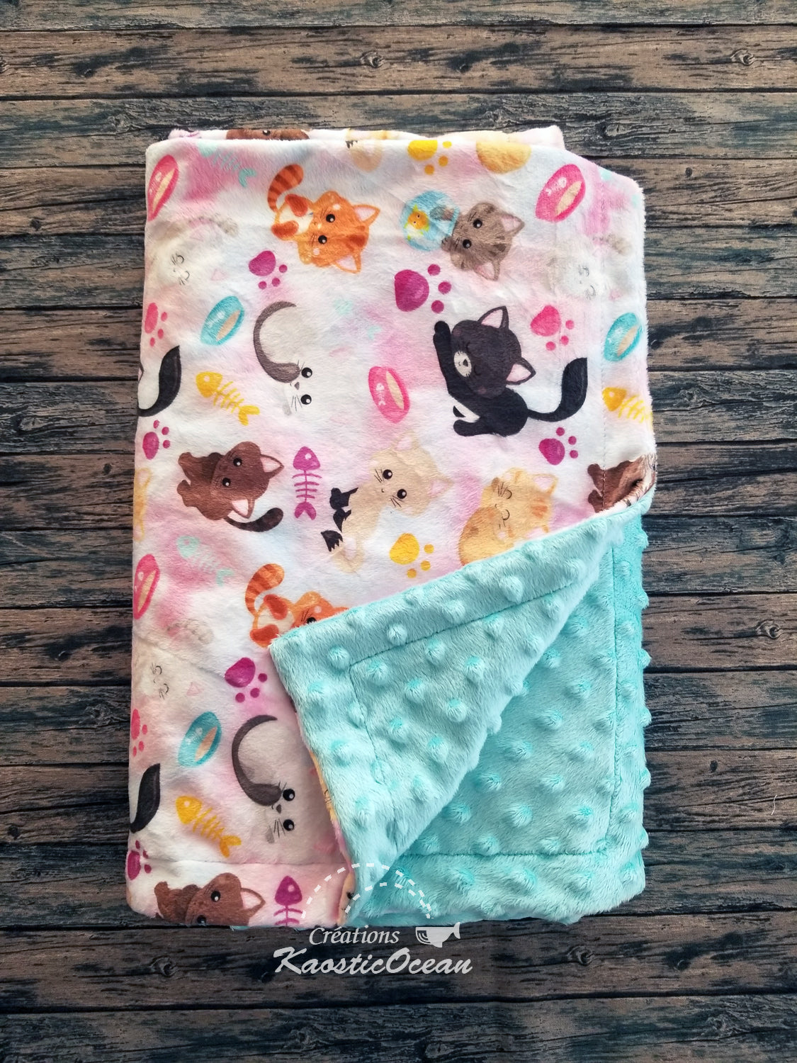 Couverture en minky - Petite (mink0001)