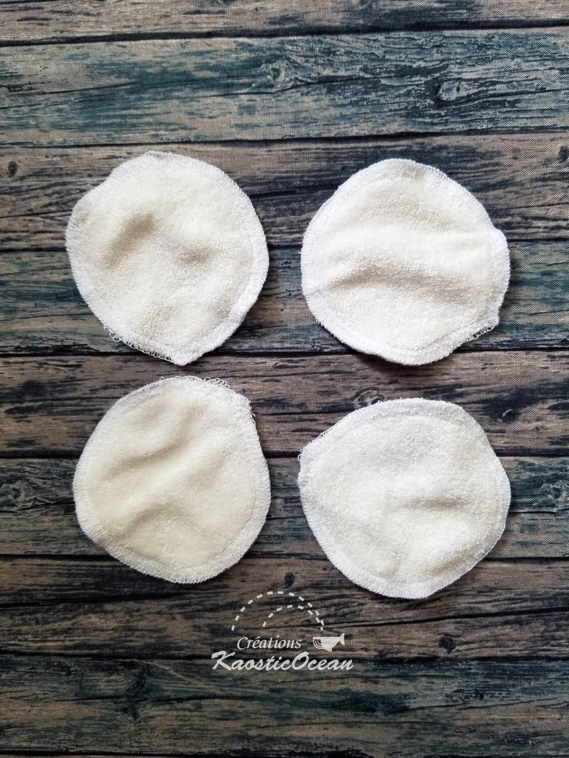 Lingettes réutilisables - Ensemble de 4 (fla0027)
