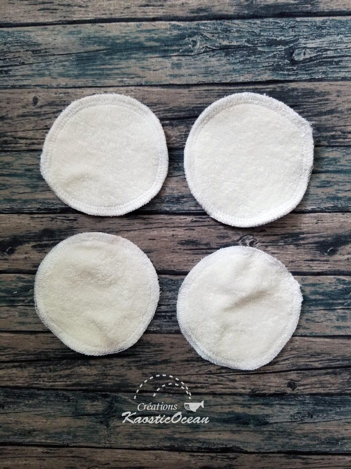 Lingettes réutilisables - Ensemble de 4 (fla0041)