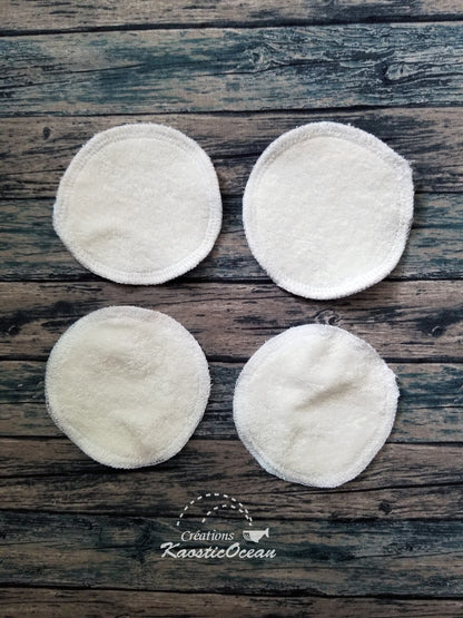 Lingettes réutilisables - Ensemble de 4 (fla0041)