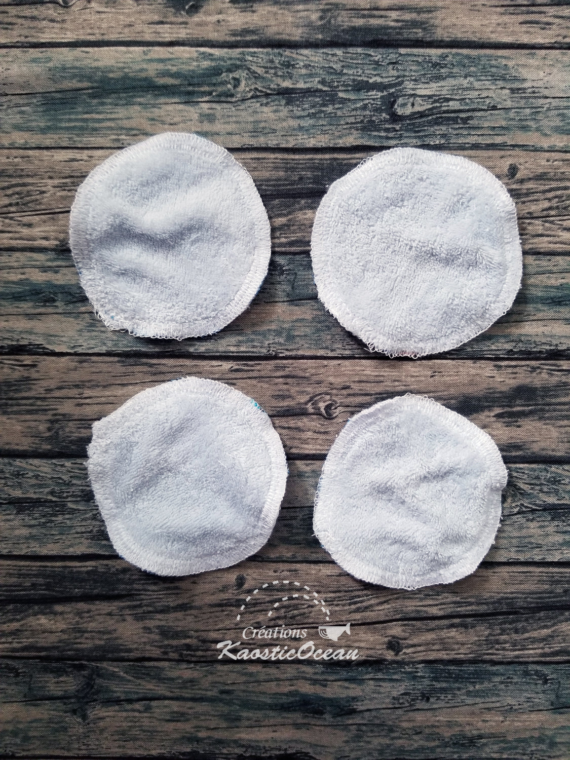 Lingettes réutilisables - Ensemble de 4 (fla0029)
