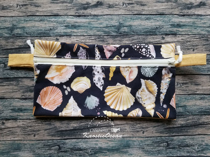 Étui à crayons double (coquillages)