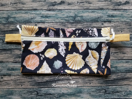 Étui à crayons double (coquillages)