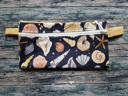 Étui à crayons double (coquillages)