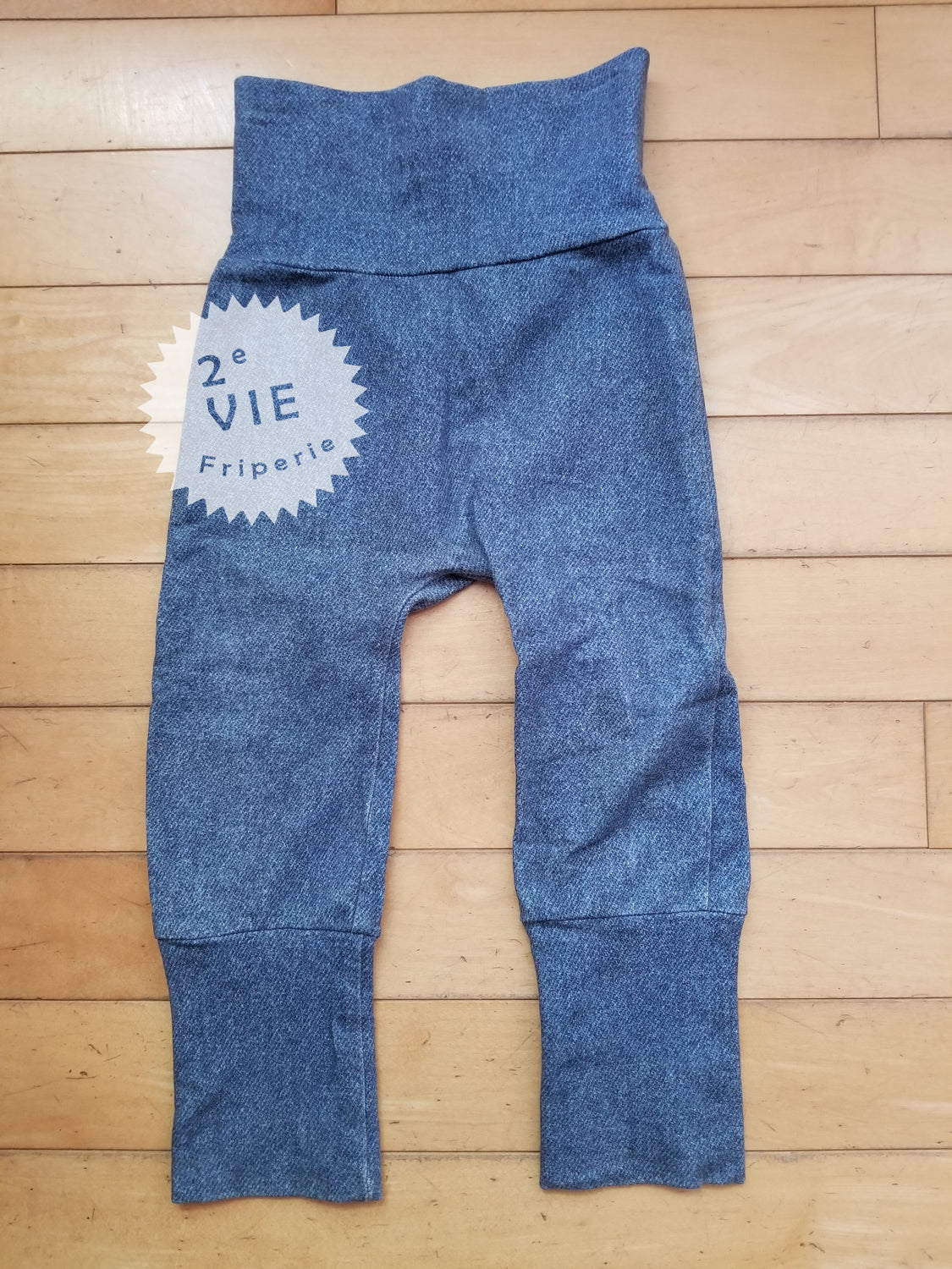 Pantalon évolutif long - 3-12 mois (denim)