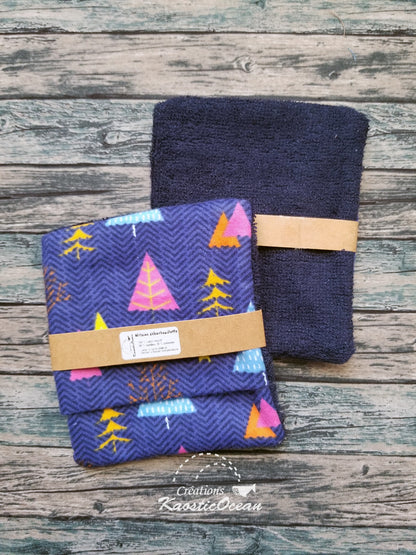 Mitaine débarbouillette (Noël)