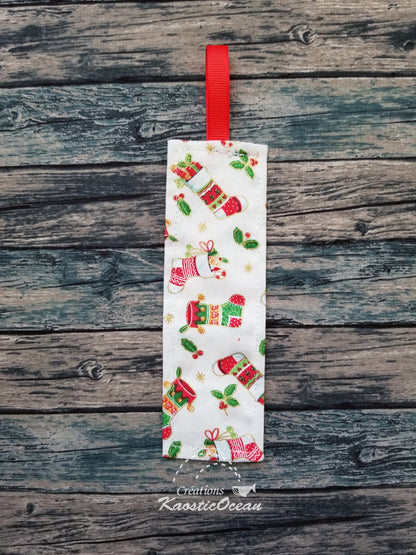 Signet en tissu (Noël)