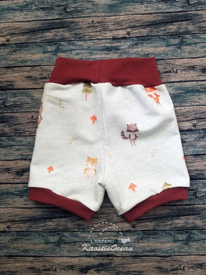 Pantalon court évolutif - 3-12m (ft0010)