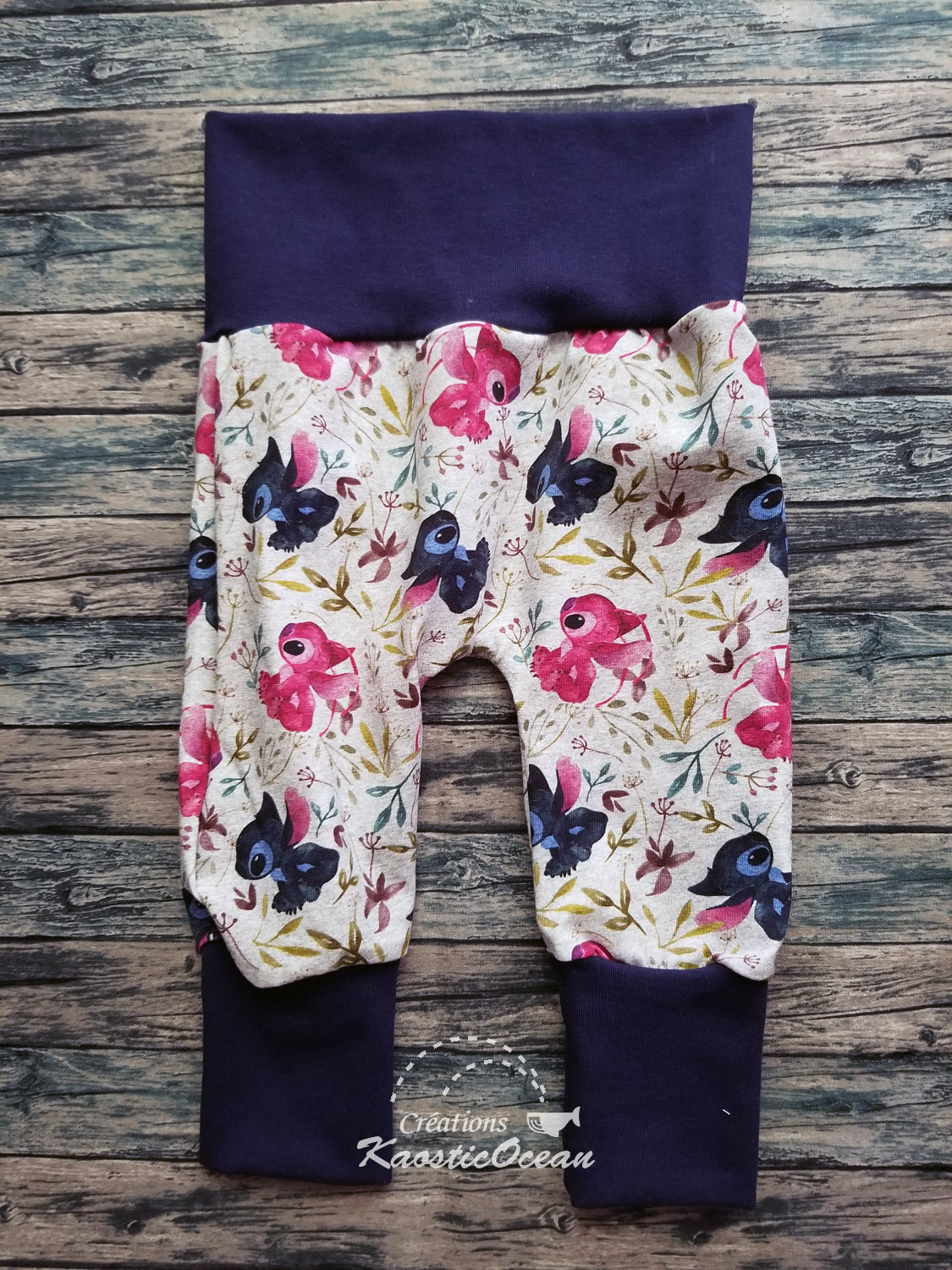 Pantalon long évolutif - 0-6 mois (jer0042)