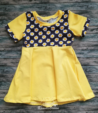 Robe / tunique évolutive à manches courtes - 12m-3t (jer0125)