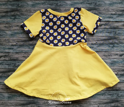 Robe / tunique évolutive à manches courtes - 12m-3t (jer0125)