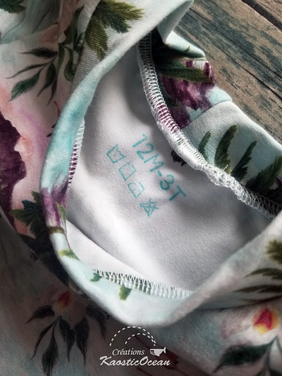 Robe / tunique évolutive à manches courtes - 12m-3t (jer0150)