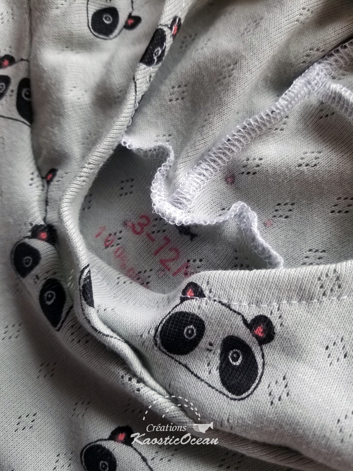Robe / tunique évolutive à manches longues - 3-12m (po0001)