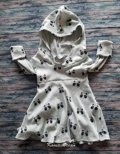 Robe / tunique évolutive à manches longues - 3-12m (po0001)